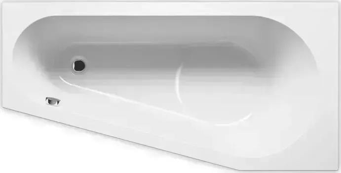Акриловая ванна RIHO Delta 160x80 L левая, с ножками (B069001005, 207093)