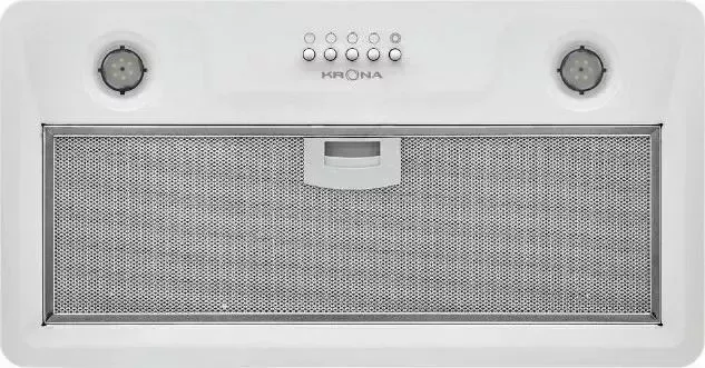 Вытяжка KRONA LUISA 600 WHITE PB встраиваемая PB