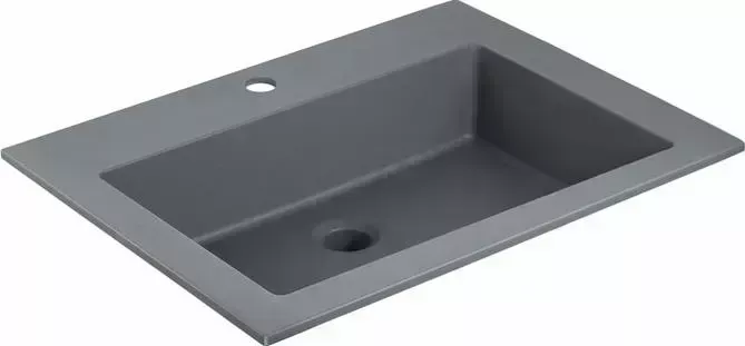 Раковина мебельная Vincea 60х48 серая (VCB-13600G)