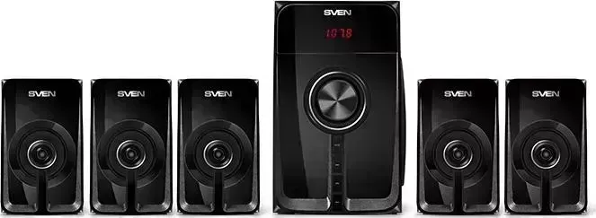Акустическая система SVEN HT-202, черный, 5.1 (SV-018177)