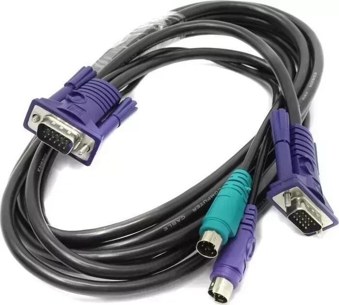 Кабель D-LINK 3 м, черный (DKVM-CB3/A3A)