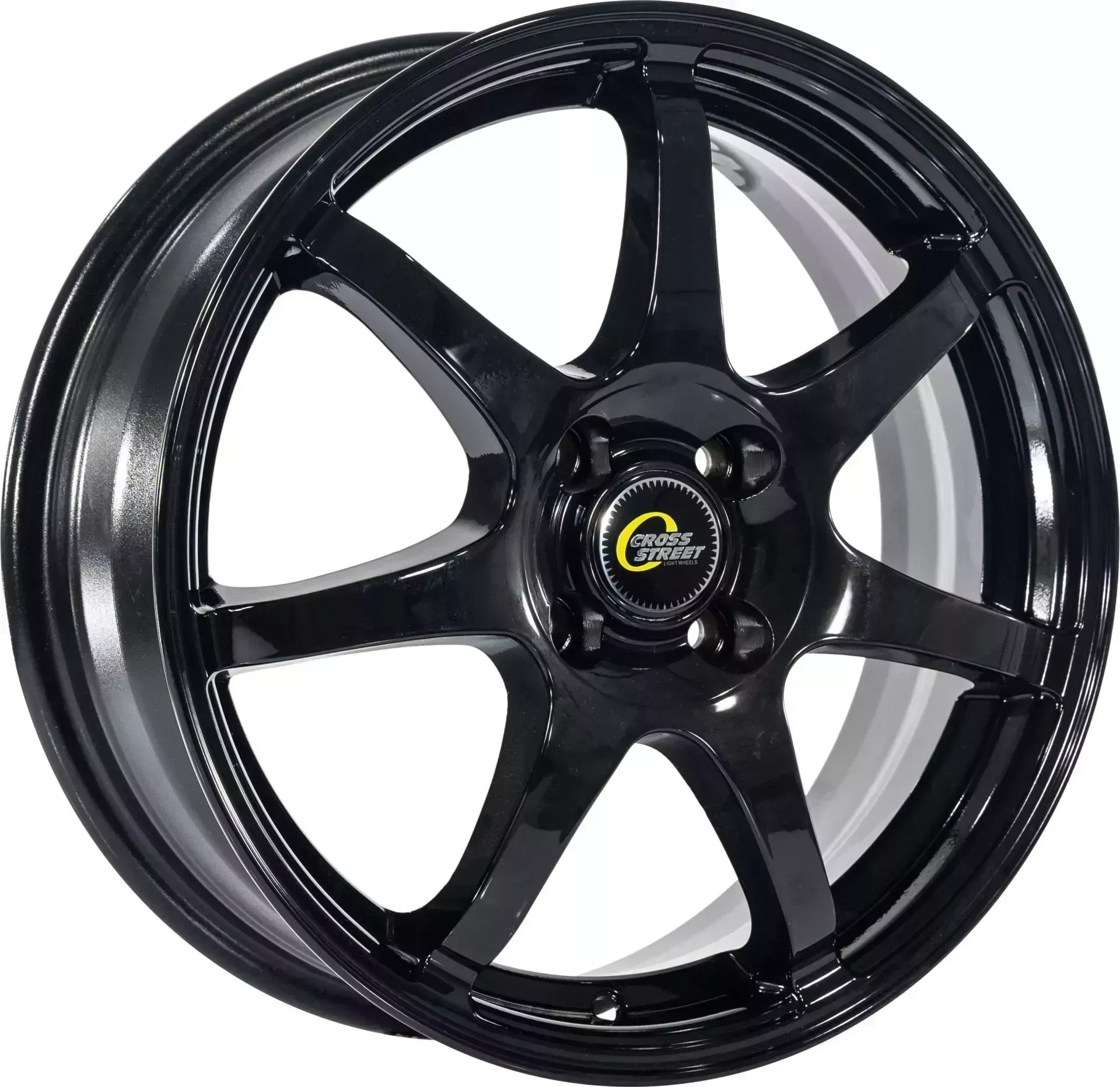 Диск автомобильный CROSS STREET CR-15(A1161) 6x16/4x100 ET41 D60.1 Black 6X16/4X100 BLACK