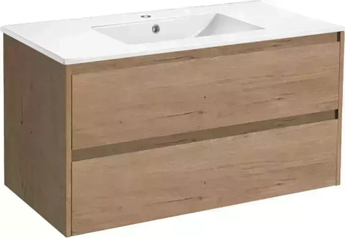 Тумба под раковину Vincea Gio 100х46 N.Oak (VMC-2G100NO)