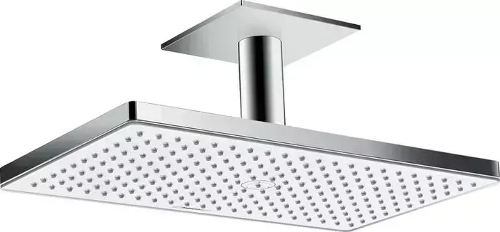 Верхний душ Hansgrohe с кронштейном Rainmaker Select 460 хром/белый (24002400, 24010180)