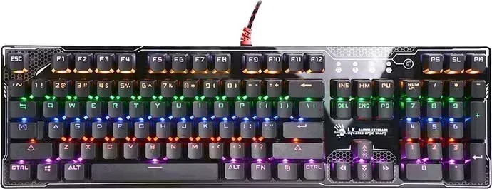 Клавиатура A4TECH Bloody B810R Battlefield механическая черный USB Multimedia for gamer (B810R (BATTLEFIELD))