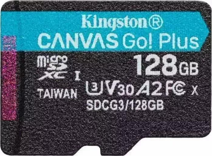 Флеш карта KINGSTON microSDXC 128Gb Class10 SDCG3/128GBSP Canvas Go! Plus w/o adapter (SDCG3/128GBSP)