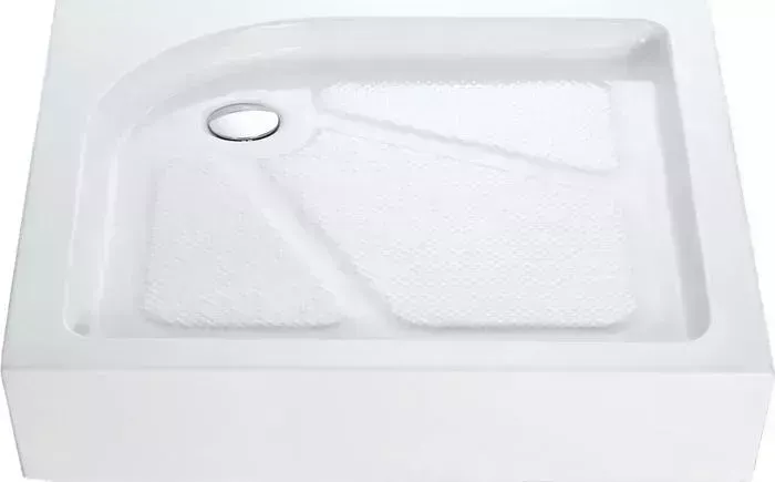Душевой поддон Bravat Type S2 90х90 с сифоном и ножками, белый (P19)