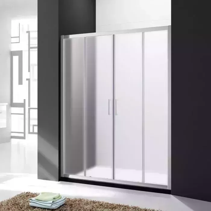 Душевая дверь CEZARES Molveno BF-2 170x190 рифленая Punto, хром (MOLVENO-BF-2-170-P-Cr)