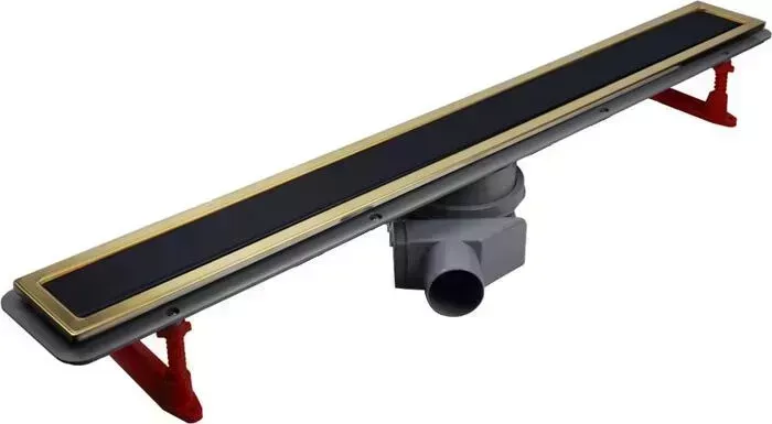 Душевой лоток PESTAN Confluo Premium Line 550 Black Glass Gold (13100115)