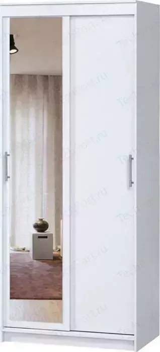 Шкаф-купе Шарм-Дизайн Эконом 120х60 белый с зеркалом