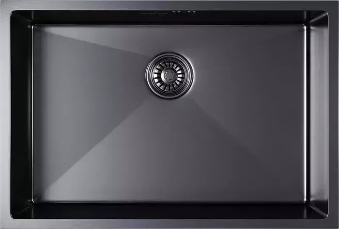 Мойка кухонная Mixline Pro 65х44 черный графит (4630099747850)