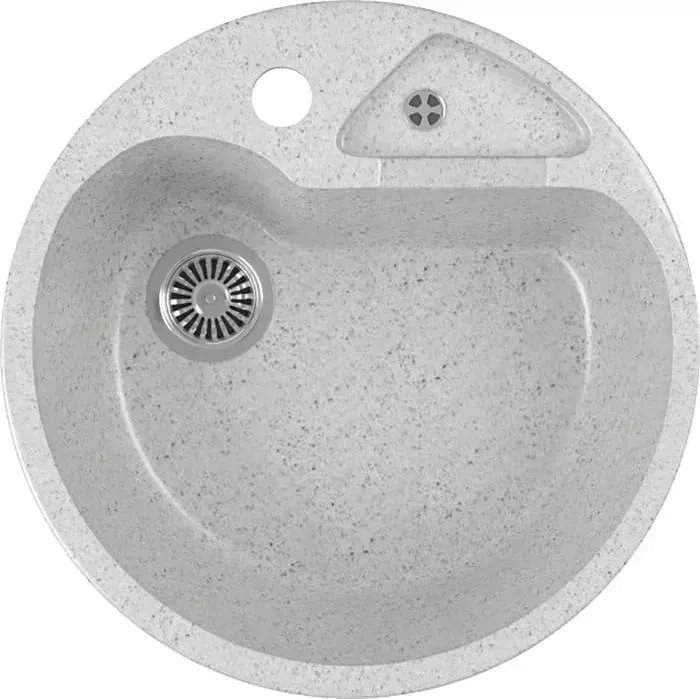 Мойка кухонная GREENSTONE GRS-08K-310 серая