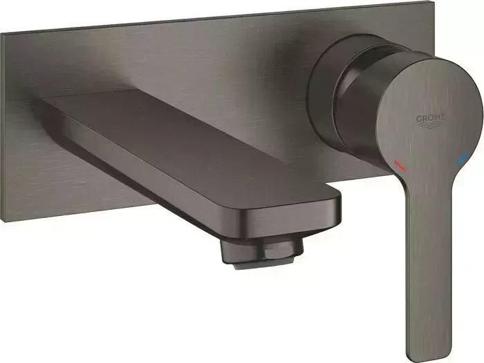 Смеситель для раковины Grohe Lineare встраиваемый, механизма 23571, темный графит (19409AL1)