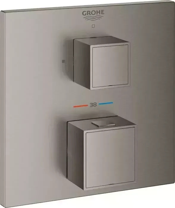 Термостат для душа Grohe Grohtherm встраиваемый, механизма 35600, темный графит (24153AL0)