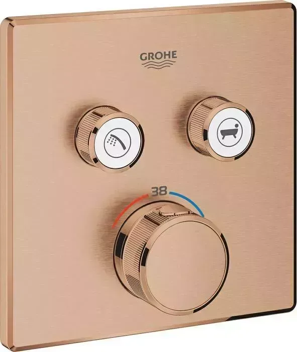 Термостат для ванны Grohe SmartControl встраиваемый, механизма 35600, теплый закат (29124DL0)