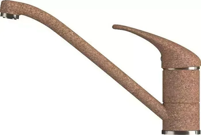 Смеситель для кухни Polygran низкий №307 терракот (349552)
