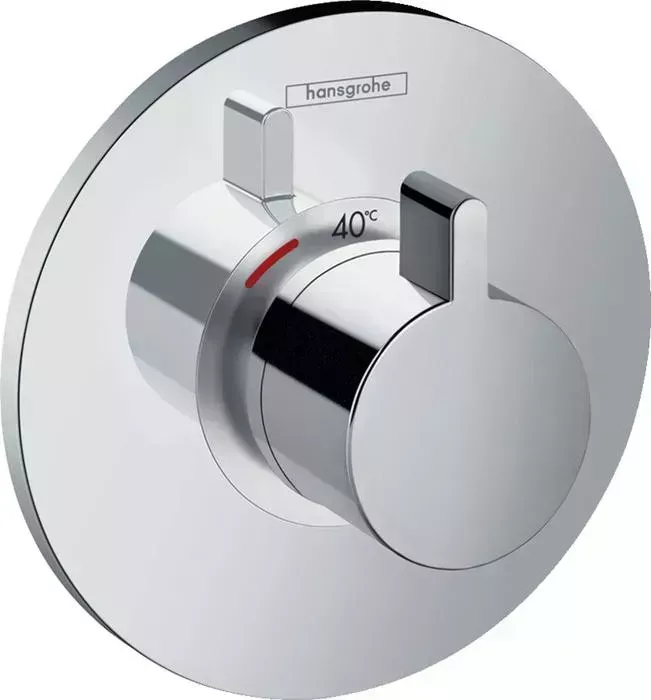 Термостат для душа Hansgrohe Ecostat S центральный, с механизмом, хром (15756000, 1800180)