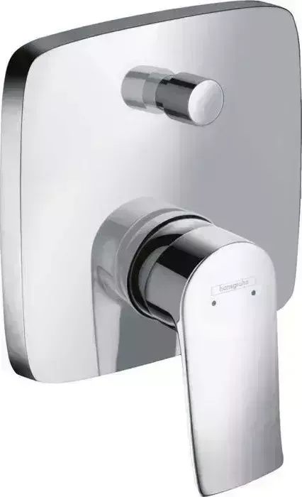 Смеситель для ванны Hansgrohe Metris с механизмом, хром (31451000, 1800180)