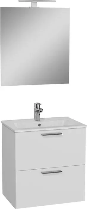 Мебель для ванной VITRA Mia 60 с 2 ящиками, белый глянцевый (75021)