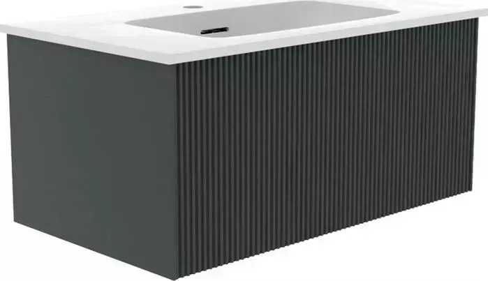 Тумба под раковину La Fenice Terra Grigio 80х45 серая (FNC-01-TER-G-80)