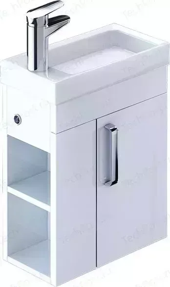 Тумба с раковиной IDDIS с Torr 400 полки слева (TOR40W1i95K)