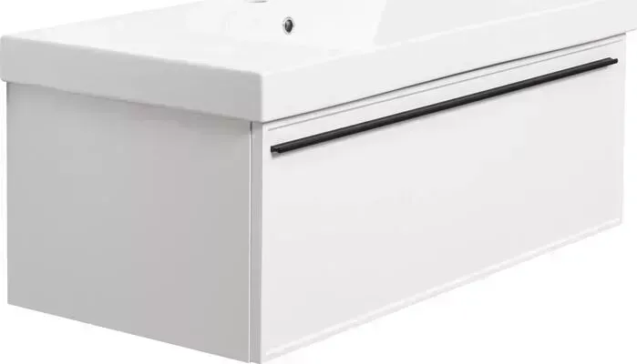 Тумба под раковину La Fenice Elba Bianco 100х47 белая (FNC-01-ELB-B-100)