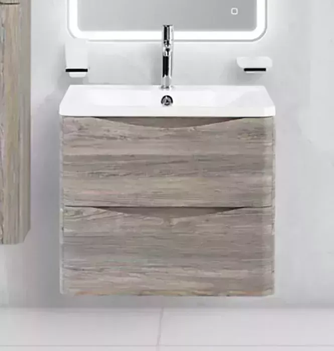 Тумба с раковиной BELBANGO с Acqua 70 Pino Scania (Acqua-700-2C-SO-PS, BB700/455-LV-MR-ALR)