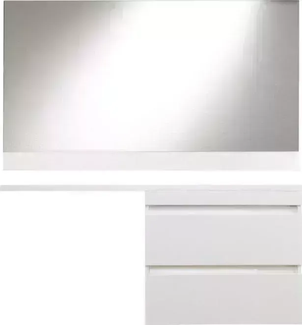 Мебель для ванной Style line Даллас Люкс 78 (140R) подвесная, под стиральную машину, два ящика, белая (2000949236858+2000949233376+2000949105697)