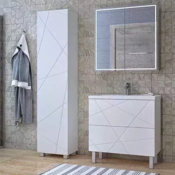 Мебель для ванной VIGO Geometry 2-700 белая