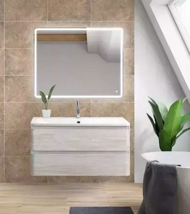 Мебель для ванной BELBANGO Albano 120 подвесная, Rovere Vintage Bianco