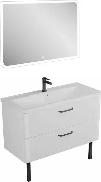 Мебель для ванной Veneciana Tibr 100х48 белая