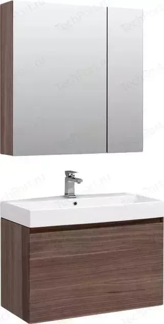 Мебель для ванной AQUANET Нью-Йорк 85 орех