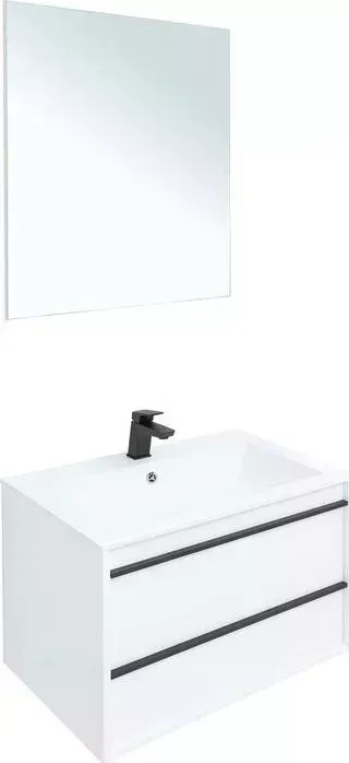 Мебель для ванной AQUANET Lino 70 белая матовая