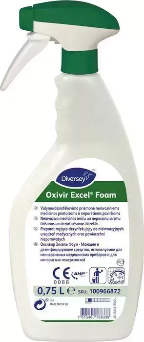 Чистящее средство Oxivir Excel Foam дезинфицирующее, 750 мл, Diversey