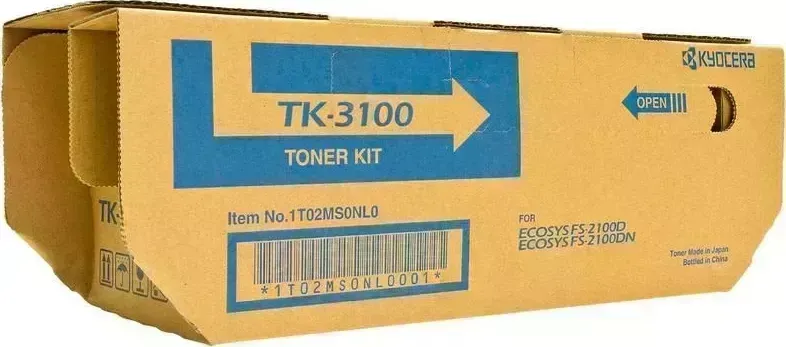 Расходный материал для печати KYOCERA TK-3100 черный FS-2100D/DN (12500стр.)