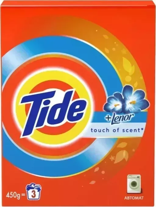 Средство для стирки  TIDE Аромат Ленор автомат 0,45кг (81684380) Порошок для стирки