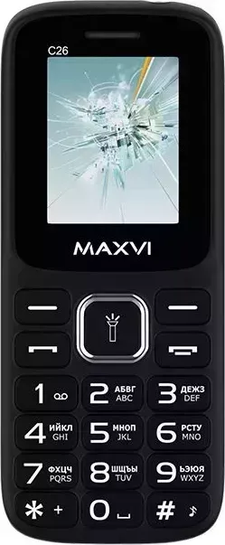 Смартфон MAXVI Телефон C26 BLACK-BLUE