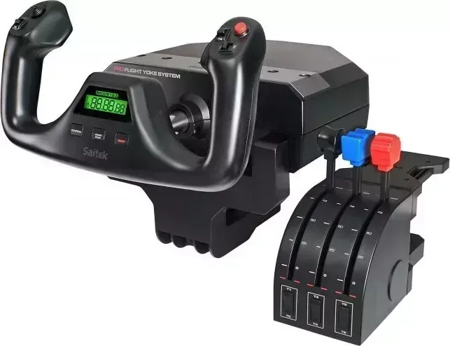 Геймпад LOGITECH G Saitek Pro Flight Yoke System черный (945-000004)