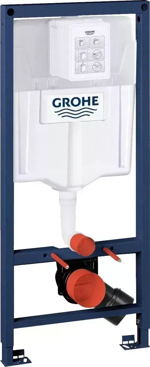 Комплект унитаза с инсталляцией Grohe Rapid SL 38528001 без принадлежностей для монтажа