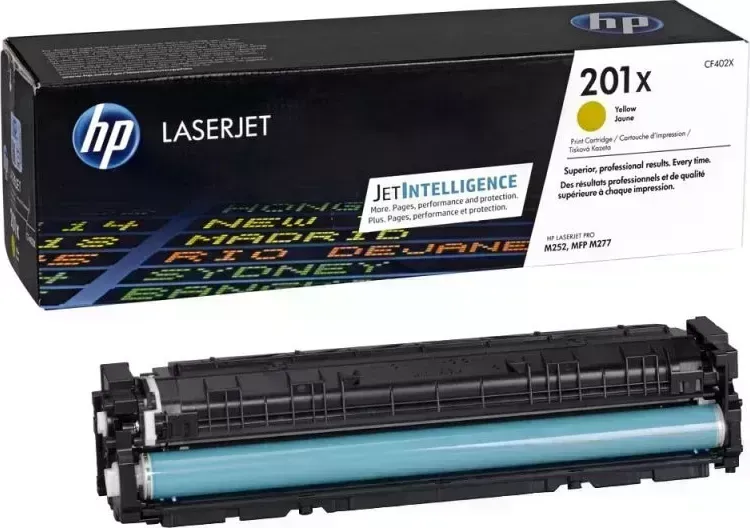 Расходный материал для печати HP CF402X (201X) желтый