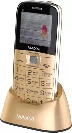 Смартфон MAXVI Телефон B6 GOLD