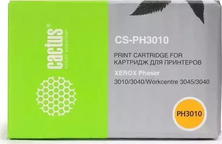 Картридж CACTUS Расходный материал для печати CS-PH3010 черный ()