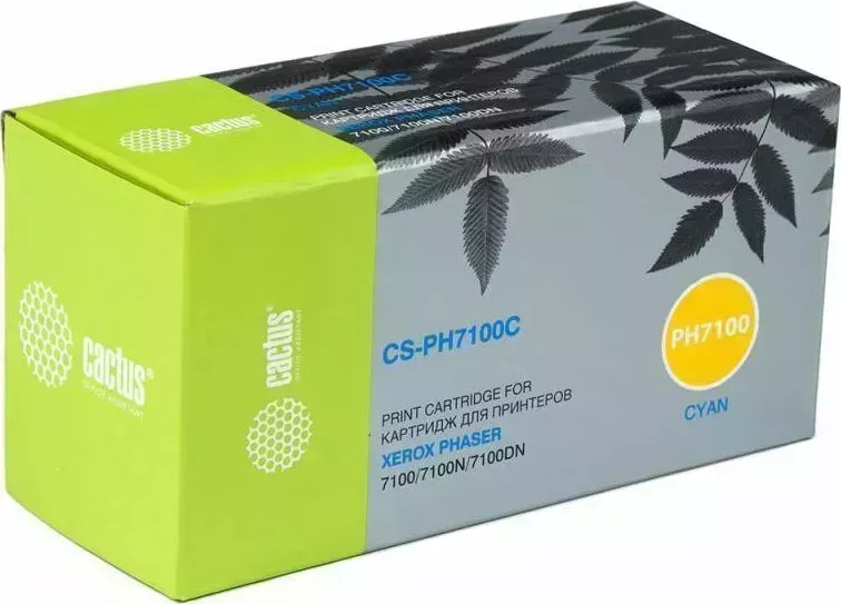 Картридж CACTUS Расходный материал для печати CS-PH7100C голубой ()