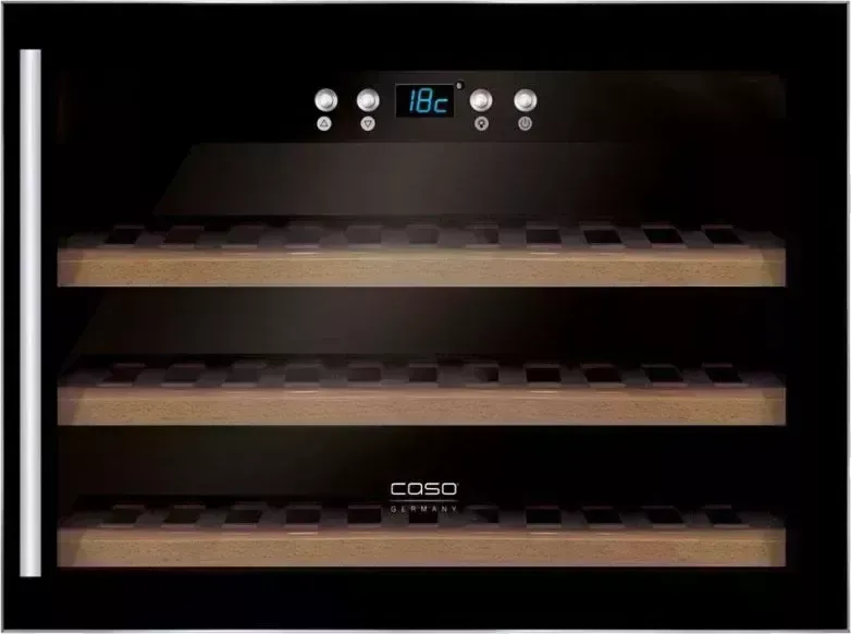 Встраиваемый винный шкаф CASO WineSafe 18 EB Black
