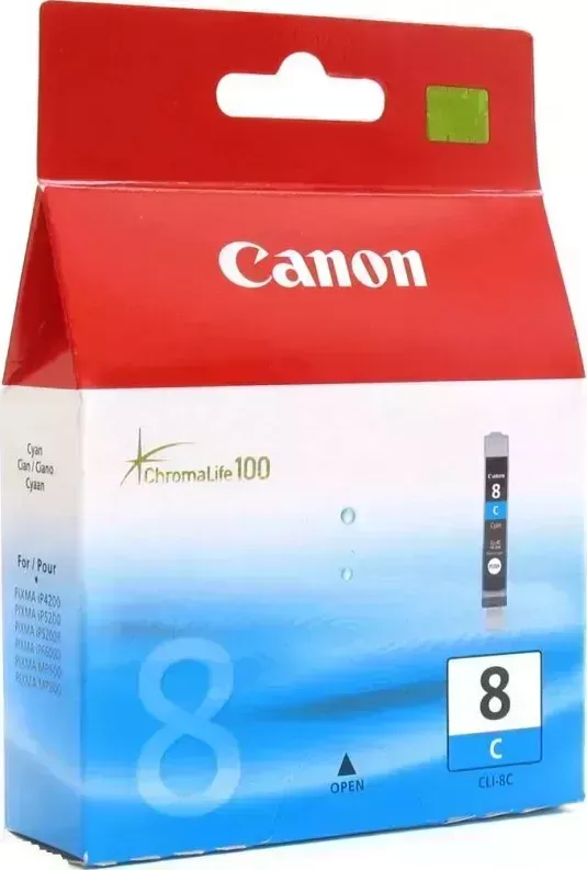 Расходный материал для печати CANON CLI-8C голубой