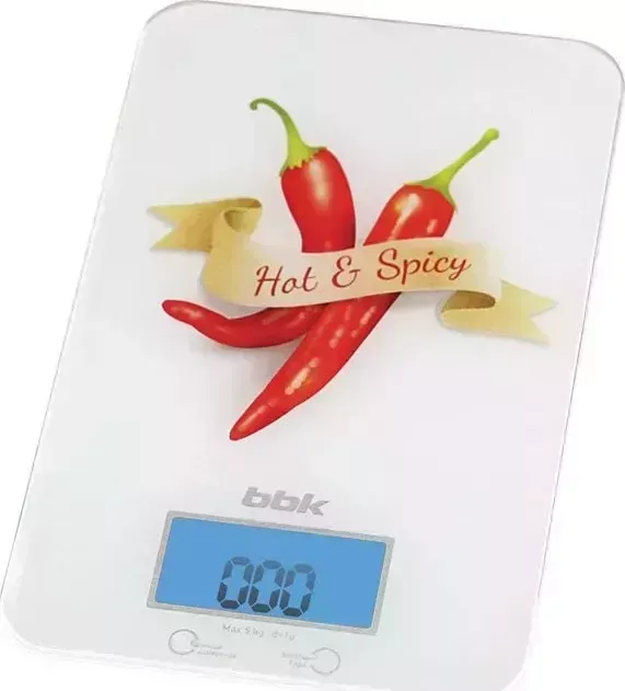 Весы кухонные BBK KS106G белый/красный