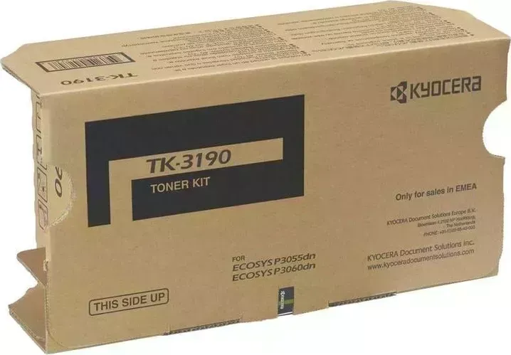 Расходный материал для печати KYOCERA TK-3190 черный ECOSYS P3055dn, ECOSYS P3060dn (25000стр.)