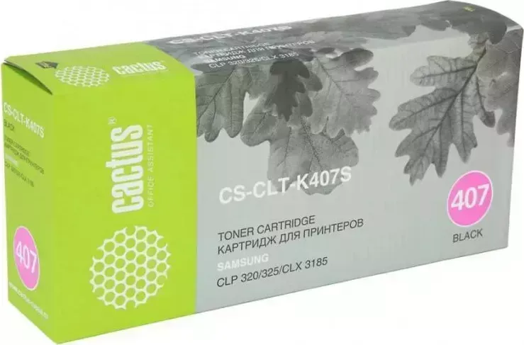 Картридж CACTUS Расходный материал для печати CS-CLT-K407S черный ()