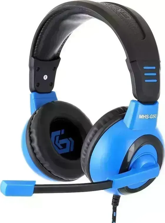 Наушники GEMBIRD MHS-G50 Black/blue