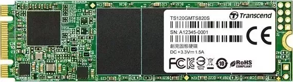 SSD накопитель TRANSCEND 820S 120Gb/SATA III/M.2 2280 (TS120GMTS820S)